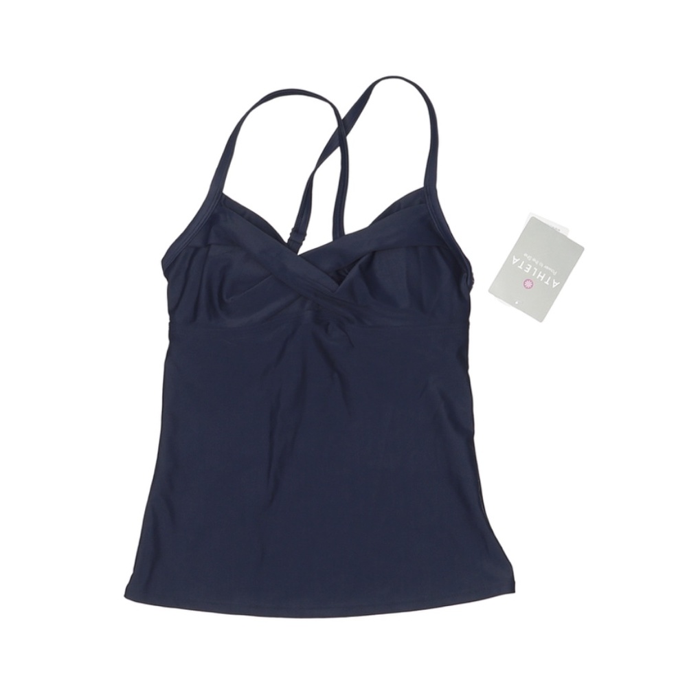 NWT Athleta Twister Tankini Top Dress Blue #964875